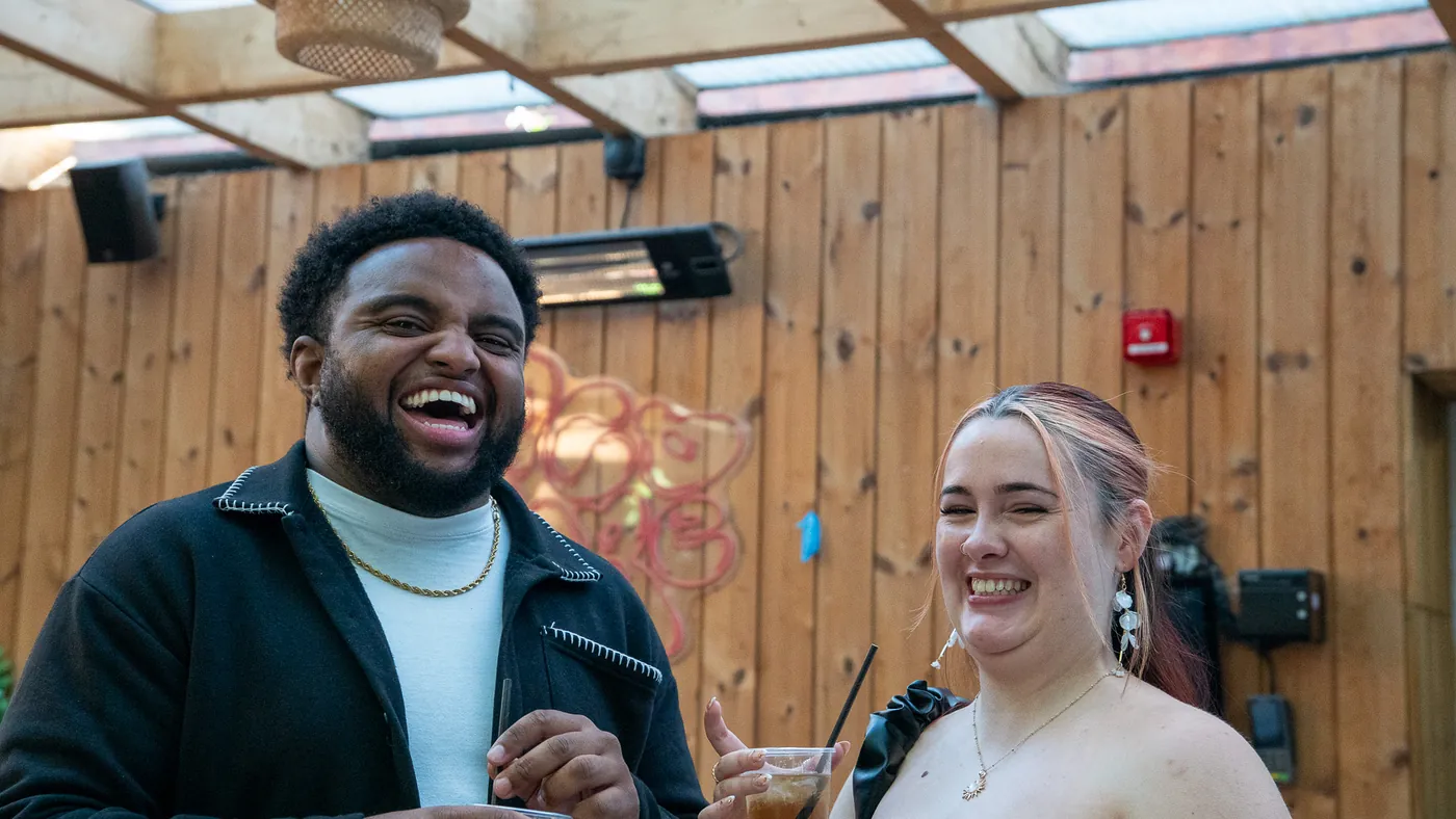 Videographer London capturing candid party footage