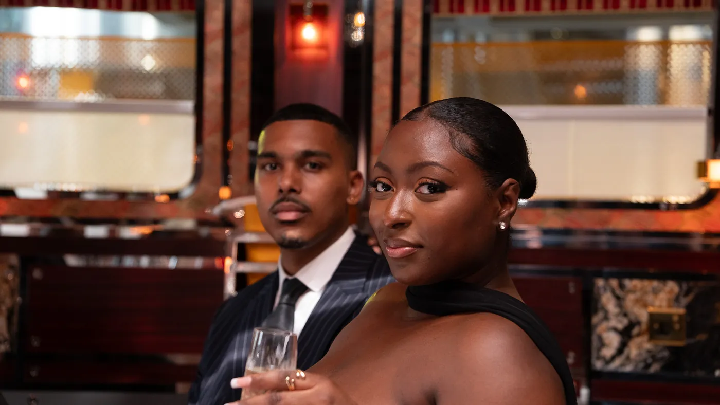Event photographer and videographer London at a champagne reception