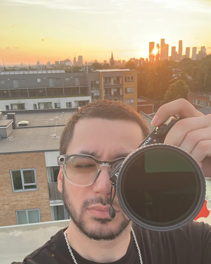 Medo, event photographer and videographer in London and founder of Andarkhan Production