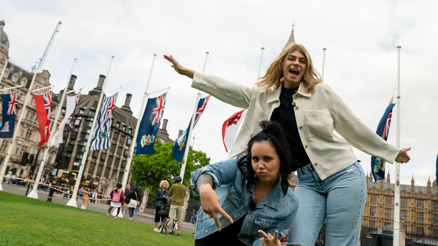 Street portraits London at Parliament Square